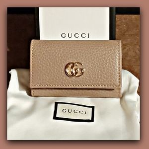 GG Marmont Leather Key Case